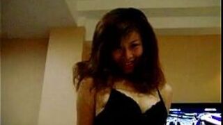 Big Tits girl wearing black stockings sex porn video